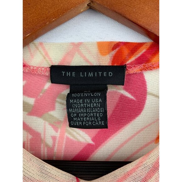 The Limited Womens Tropical Print Short Sleeve Top Size S - Picture 4 of 5